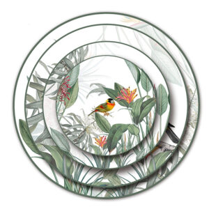 Light green Bird UZKODU ŠĶĪVIS diam. 20 cm