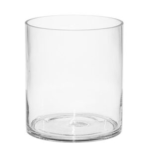 VĀZE-CILINDRS H20 D20CM, STIKLA